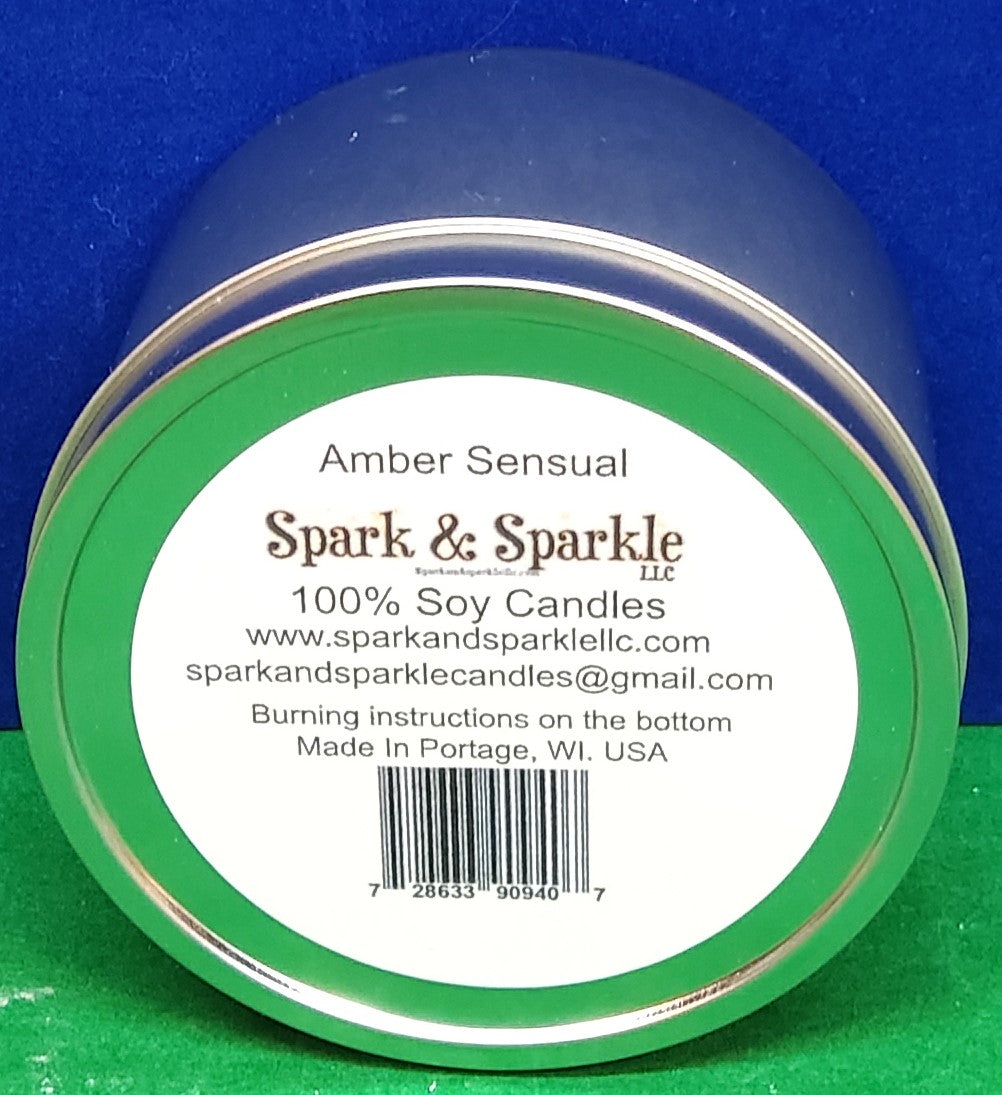 Amber Sensual Soy Candles & Wax Melts