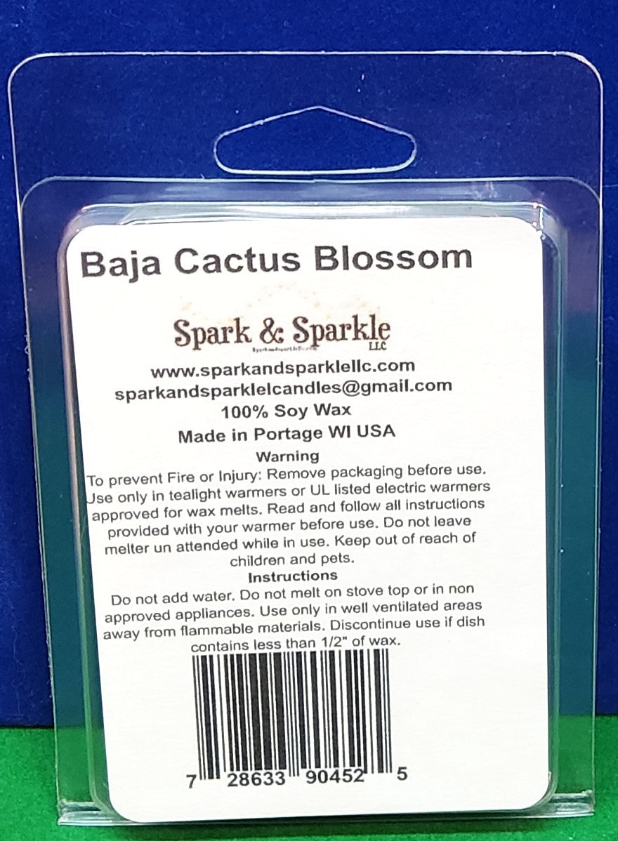 Baja Cactus Blossom Soy Candles & Wax Melts