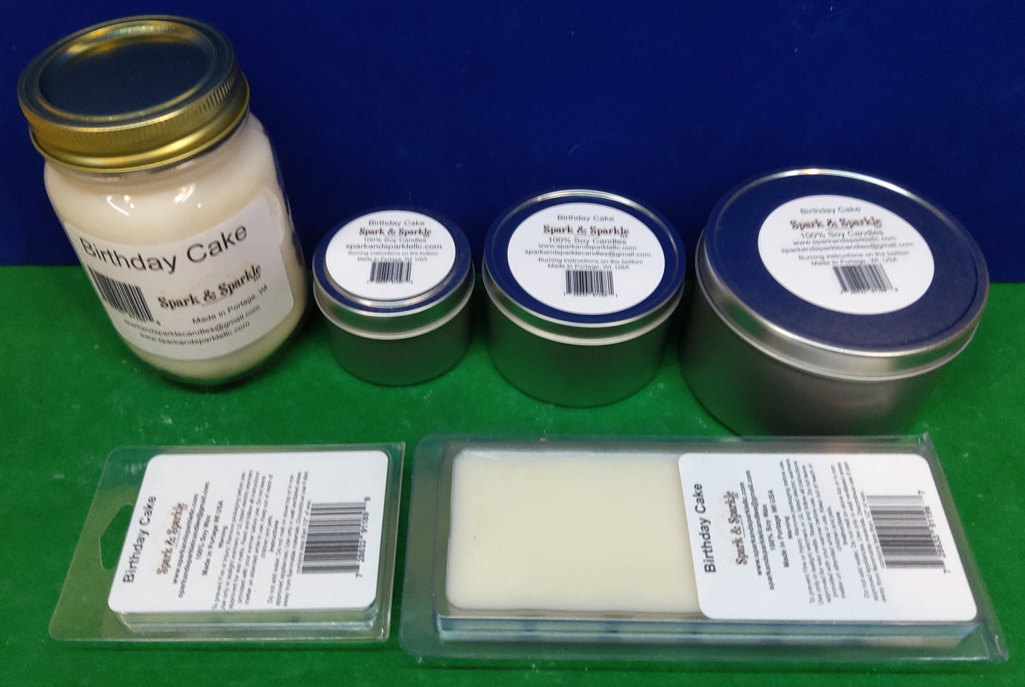 Birthday Cake Soy Candles & Wax Melts