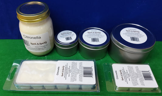 Citronella Soy Candles & Wax Melts